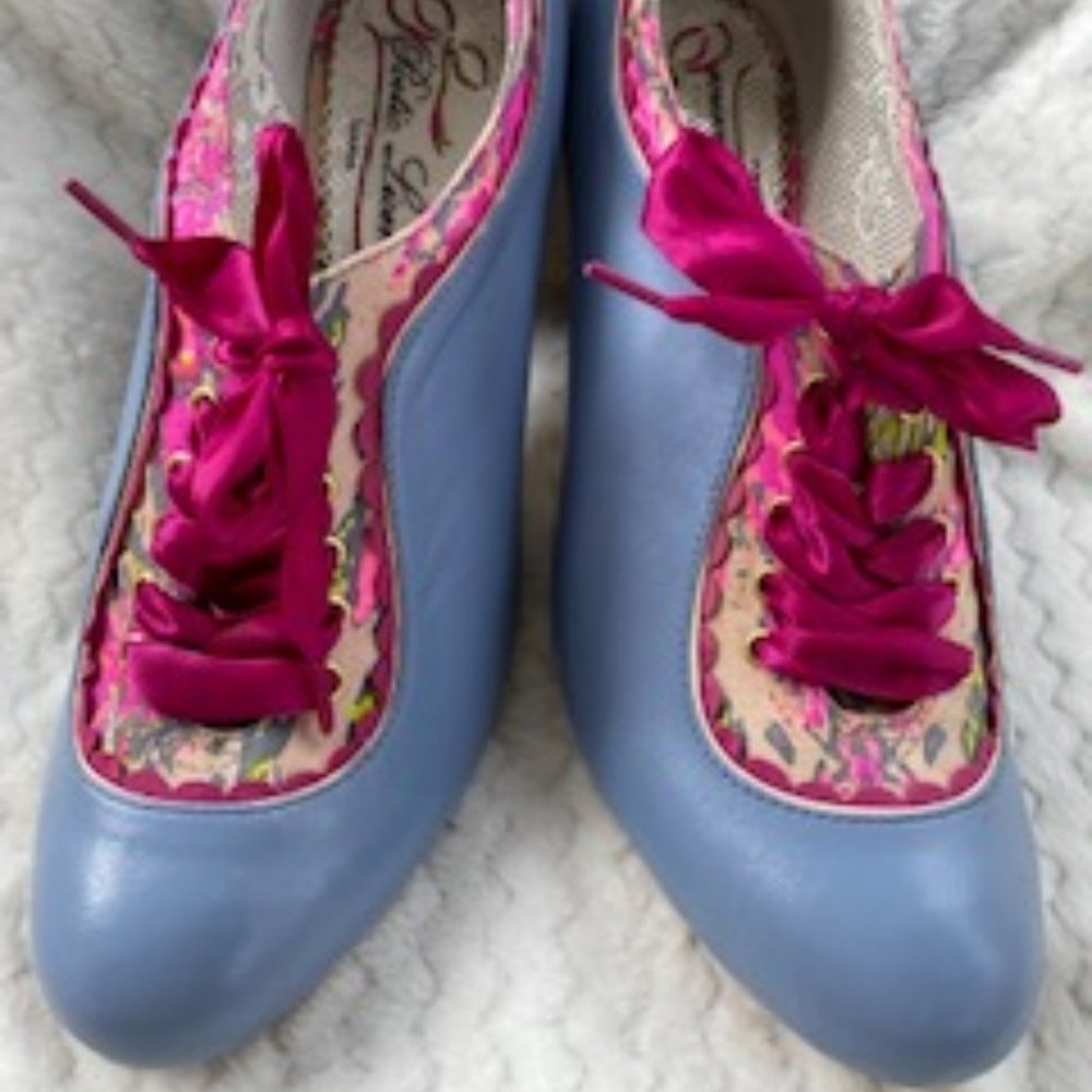 Poetic License Blue with Ribbon Women's Heels